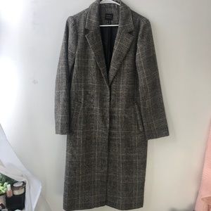Glen Plaid Coat